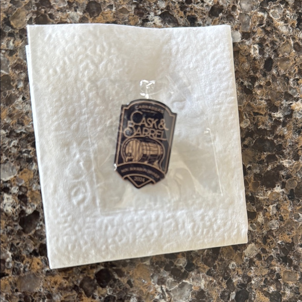 NEW Cask & Barrel Enamel Pin - Nov 2024